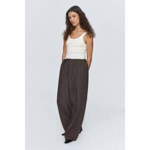NEW MARLE mala relaxed wide leg pant in truffle